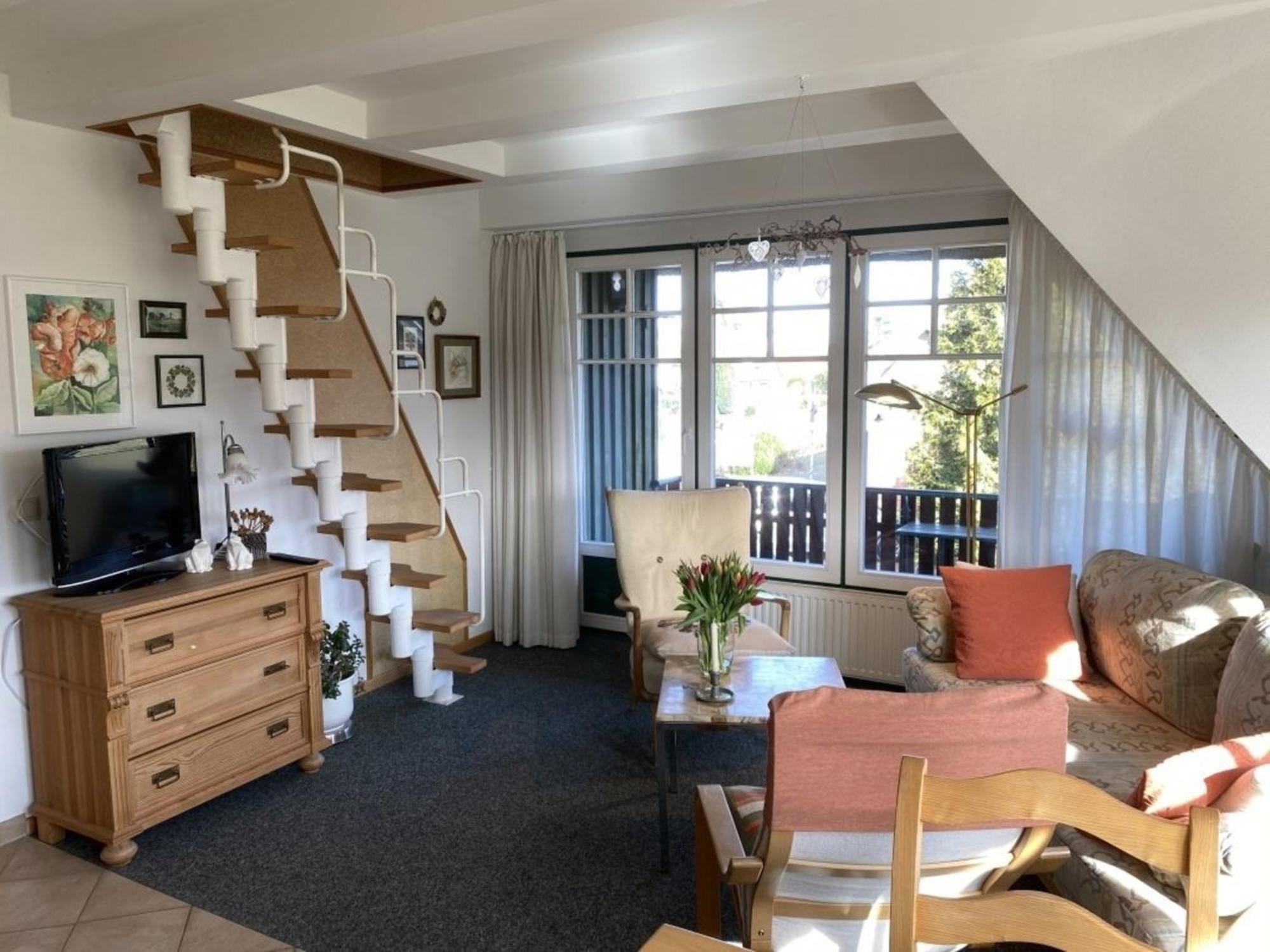 Ferienwohnung Nr 07 Og Spitzboden Born Luaran gambar