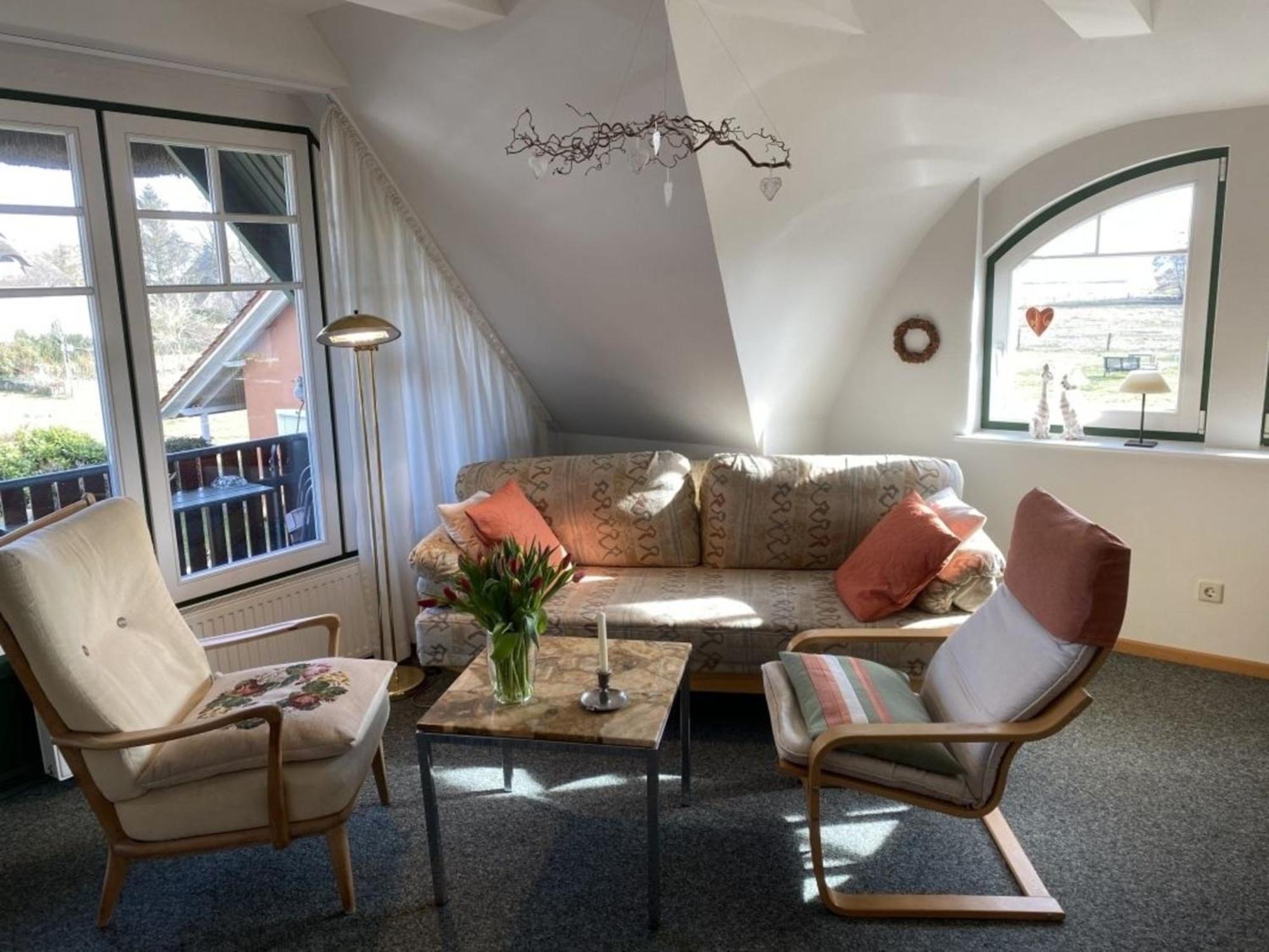 Ferienwohnung Nr 07 Og Spitzboden Born Luaran gambar
